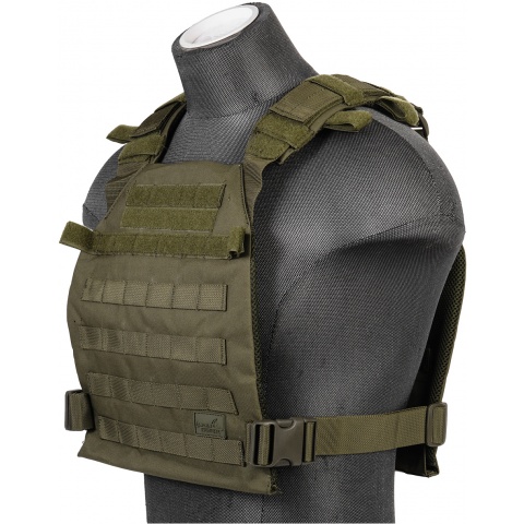 Lancer Tactical Nylon QR Lightweight Tactical Vest (OD Green)