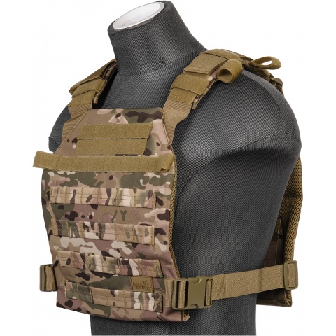 Lancer Tactical Nylon QR Lightweight Tactical Vest (Camo)