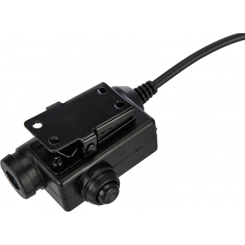 Earmor Tactical PTT Adapter - Topcom Version - BLACK