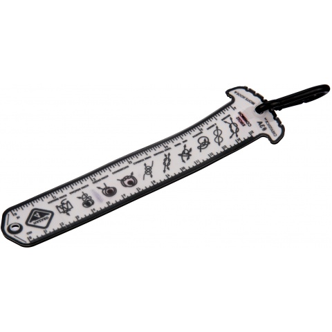 Hazard 4 Rubber MOLLE Cheatstick #3 Common Knots - CLEAR