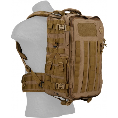 Hazard 4 Front and Rear Slim Organizer Officer Pack - COYOTE