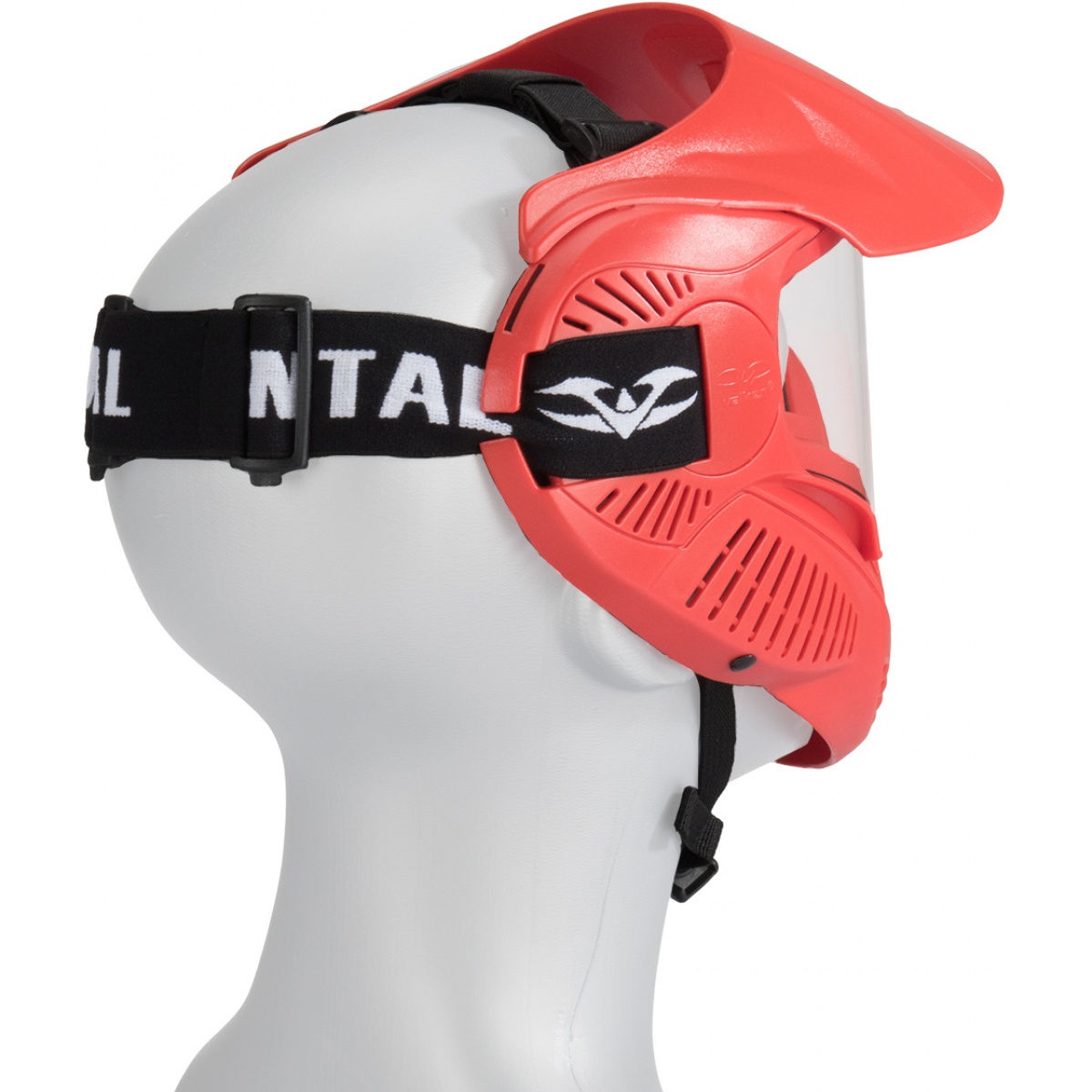 Valken MI3 GOTCHA Single Goggles Face Mask w/ Top Strap RED