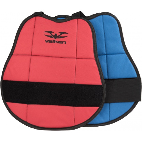 Valken Tactical GOTCHA Reversible Chest Protector - BLUE/RED