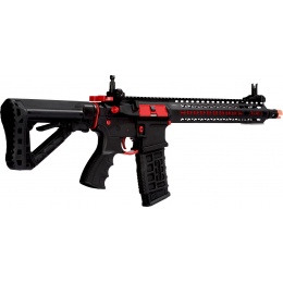 G&G Combat Machine CM16 SRXL M4 Airsoft AEG Rifle - BLACK/RED