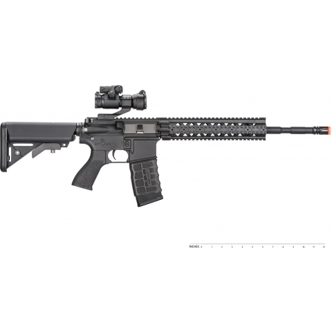 G&G Combat Machine R8-L AEG M4 Airsoft Rifle - BLACK