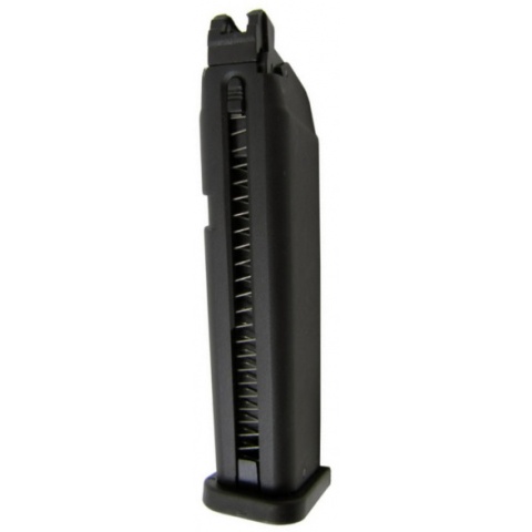 KJW 24rd Green Gas Airsoft Magazine for KP-13 Pistol - BLACK