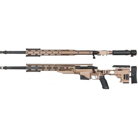 ARES Remington MSR700 Bolt Action Airsoft Sniper Rifle - DARK EARTH