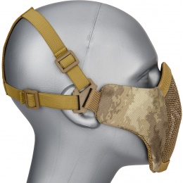 G-Force Low Carbon Steel Mesh Nylon Lower Face Mask - AT