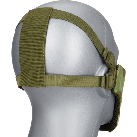 G-Force Low Carbon Steel Mesh Nylon Lower Face Mask - AT-FG