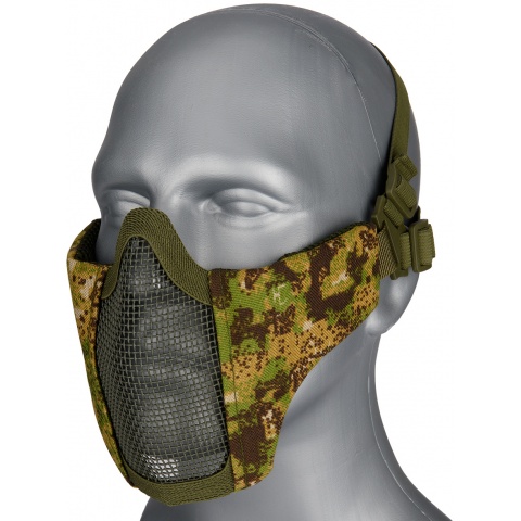 G-Force Low Carbon Steel Mesh Nylon Lower Face Mask - GREENZONE