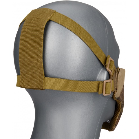 G-Force Low Carbon Steel Mesh Nylon Lower Face Mask - HLD
