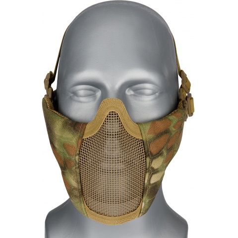 G-Force Low Carbon Steel Mesh Nylon Lower Face Mask - MAD