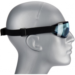 UK Arms Airsoft Low Profile Regulator Goggles - BLUE