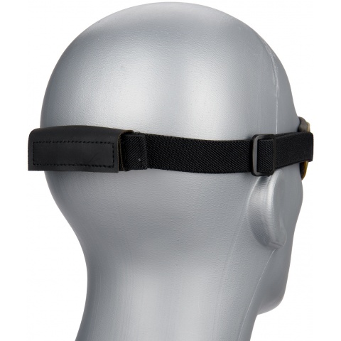 UK Arms Airsoft Low Profile Regulator Goggles - YELLOW