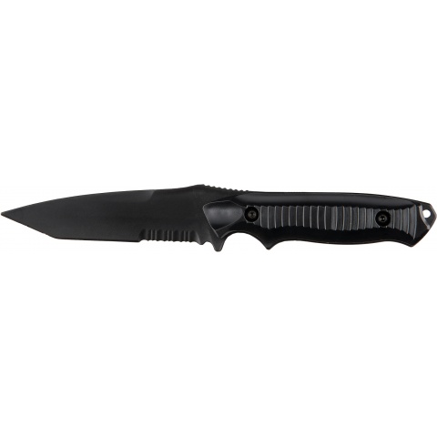 AMA Rubber Bayonet Knife w/ ABS Plastic Sheath Cover - BLACK