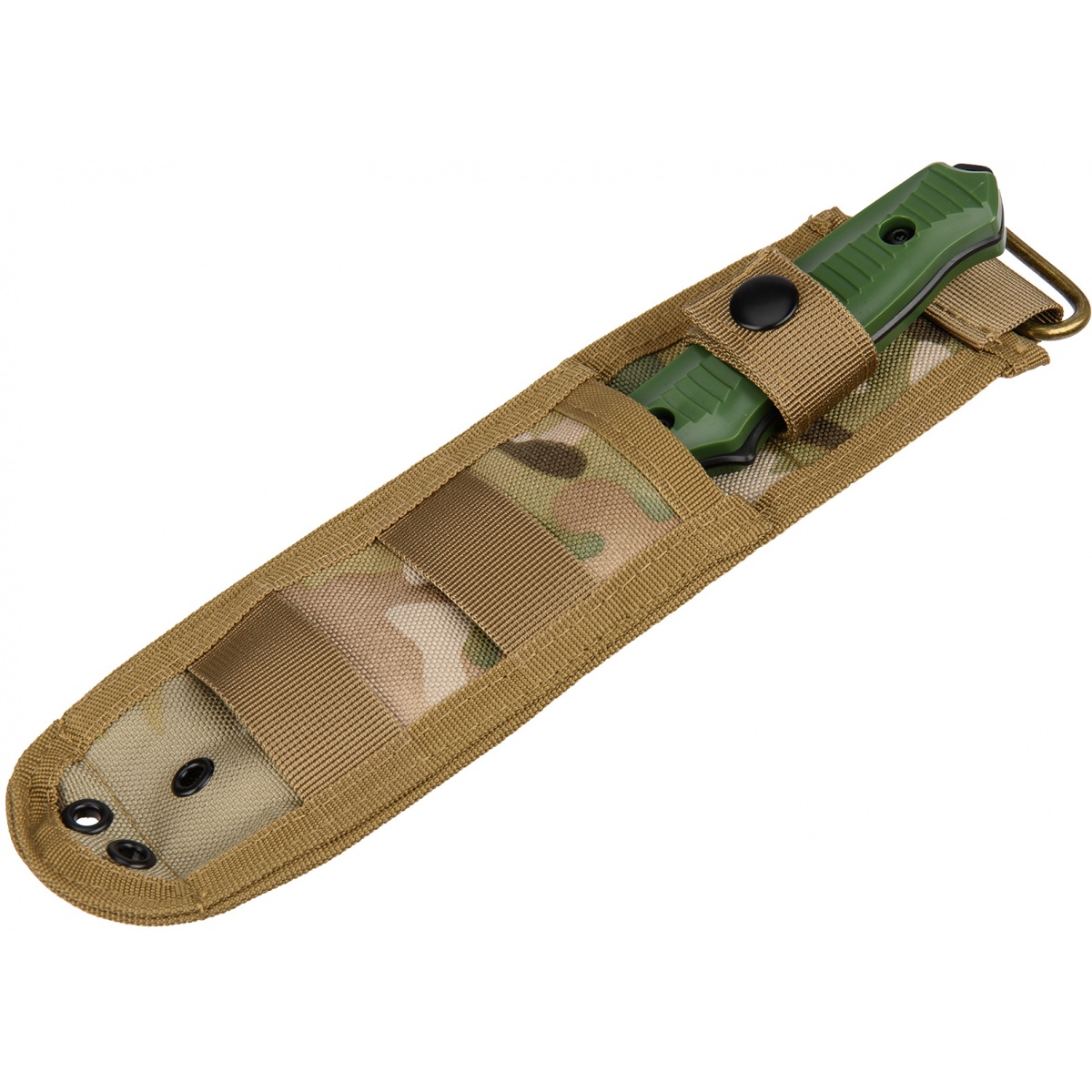 AMA Rubber Plastic Training Knife w/ Sheath Holster OLIVE DRAB