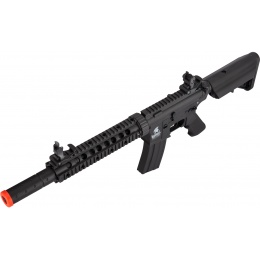 Lancer Tactical Gen 2 SD Nylon Polymer AEG Airsoft Rifle - BLACK