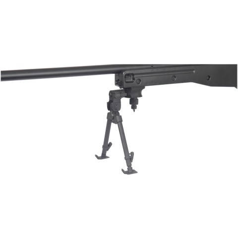AGM Airsoft MK96 Bolt Action Sniper Rifle w/ Scope & Bipod - BLACK