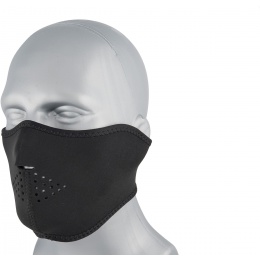 Zan Headgear Airsoft Neoprene Polyester Half Mask - BLACK