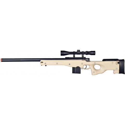 UK Arms Airsoft L96 AWP Bolt Action Rifle w/ Scope - TAN
