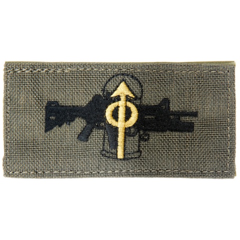AMA M203 Frag Out Adhesive Quality Cordura Patch - OLIVE DRAB