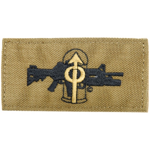 AMA M203 Frag Out Adhesive Quality Cordura Patch - TAN