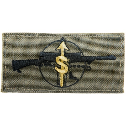 AMA Sniper Mission Adhesive Quality Cordura Patch - OLIVE DRAB