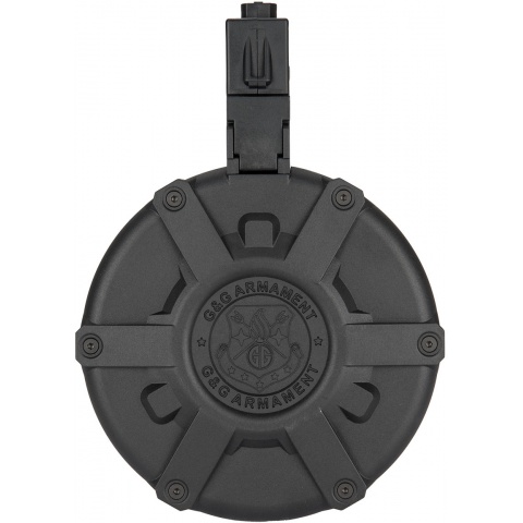 G&G 1500rd ARP9 AEG Polymer Airsoft Drum Magazine - BLACK