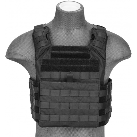 Lancer Tactical Speed Attack Armor Nylon Tactical Vest (Black)