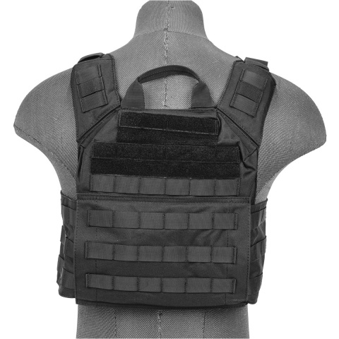 Lancer Tactical Speed Attack Armor Nylon Tactical Vest (Black)