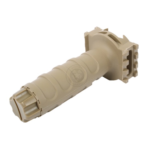 G&G Vertical Tactical Fore Grip w/ Integrated Side Rails - DESERT TAN