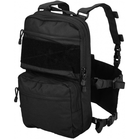 Lancer Tactical 1000D Nylon QD Chest Rig and Backpack Combo - BLACK
