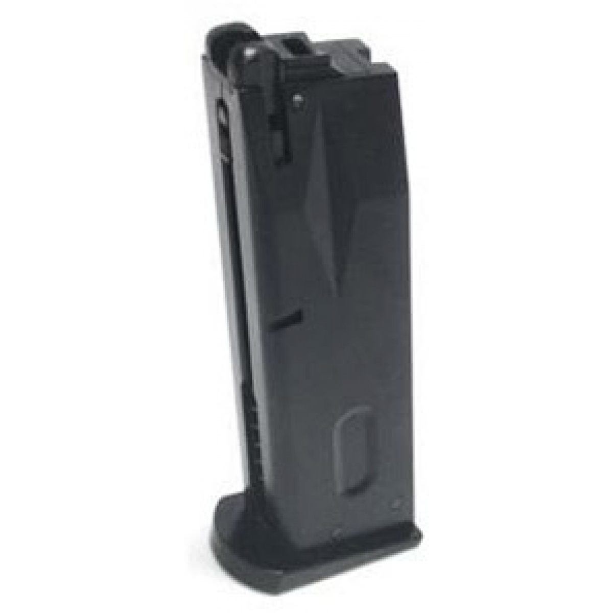 Airsoft WE 2pcs 50rd Extended Long Gas Magazine for AW Tokyo Marui M9 M92 GBB Bk 