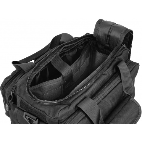 Lancer Tactical 1000D Nylon Small Range MOLLE Bag - BLACK