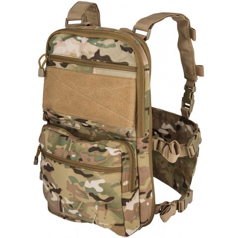 Lancer Tactical 1000D Nylon QD Chest Rig and Backpack Combo - CAMO