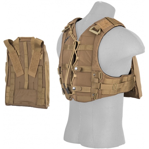 Crye Precision Licensed AVS Adaptive Vest System Plate Carrier - COYOTE