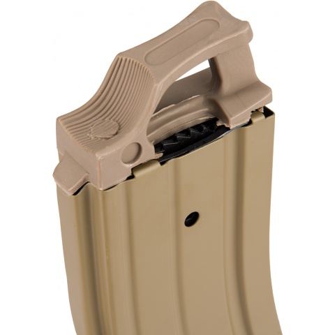 Sentinel Gears 330rd M4 / M16 High Cap Airsoft AEG Magazine w/ Pull Tab - TAN