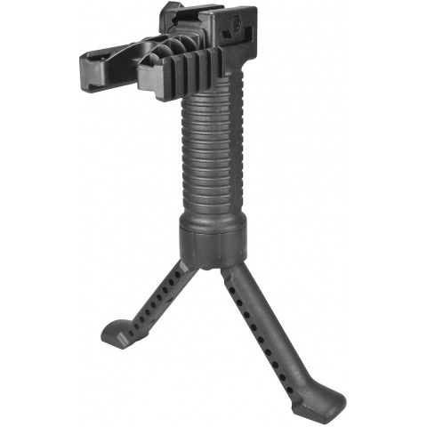 Sentinel Gears Tactical Bipod Grip With Dual Rail Grip Pod System - BLACK