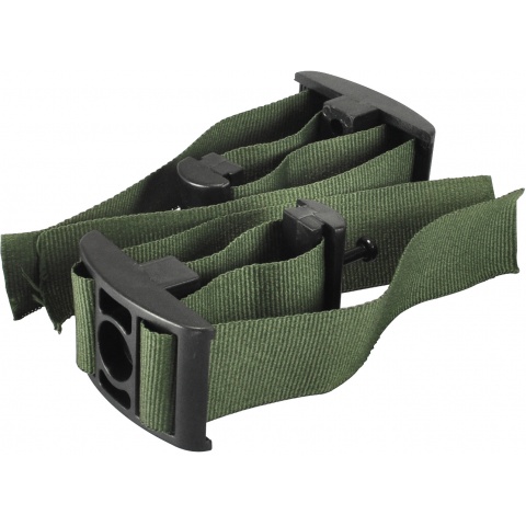 Sentinel Gears Double Magazine Clip for M4, M14 and AK Magazines - GREEN