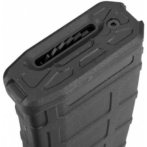 Sentinel Gears 330rd Waffled Polymer M4/M16 High Capacity AEG Magazine - BLACK
