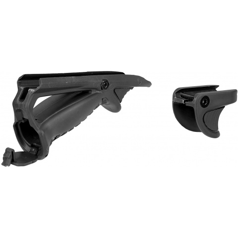 Sentinel Gears Ergonomic Pointing Foregrip w/ Tactical Support Grip - BLACK
