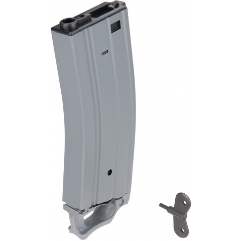 Sentinel Gears 330rd High Capacity Airsoft Magazine for M4 AEGs w/ Pull Tab - GRAY
