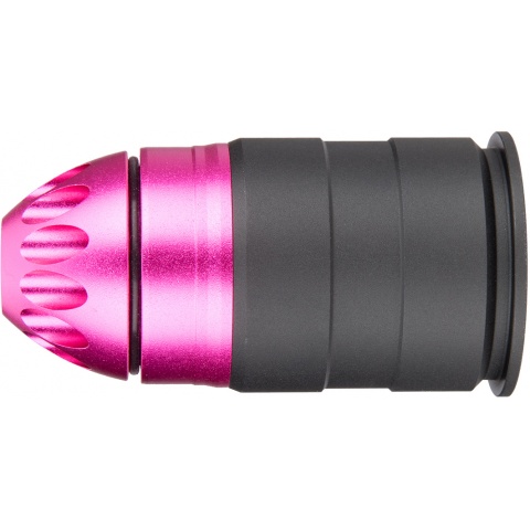 Sentinel Gears 60rd Grenade Shell for 40mm Airsoft Grenade Launchers - BLACK / PINK