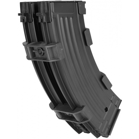 Sentinel Gears Dual 600rd High Capacity Airsoft Magazines for AK AEGs - BLACK