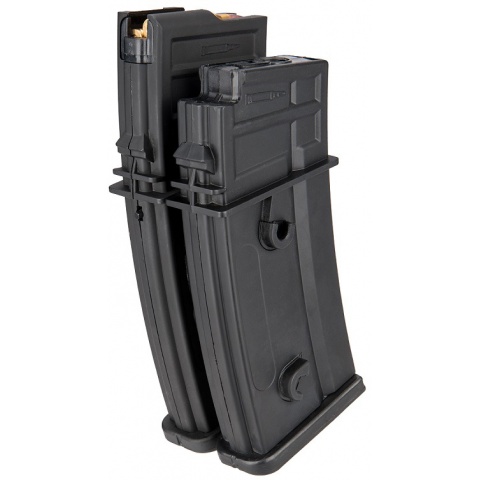 Sentinel Gears 1000rd Electric Winding Dual Magazine for R36 AEGs - BLACK
