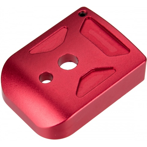 5KU Aluminum Hi-Capa Mag Base Cover (Type 1) - RED
