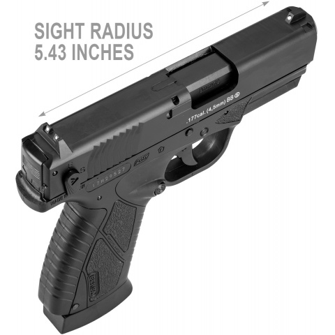 ASG BERSA BP9CC CO2 Blowback Airgun pistol - BLACK