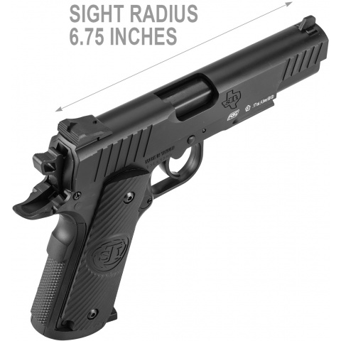 ASG STI® Licensed DUTY ONE CO2 Non-Blowback Airgun pistol - BLACK