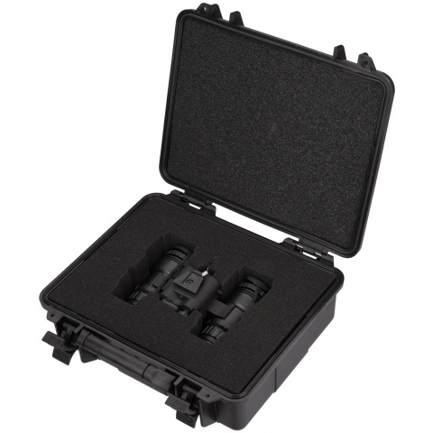 Lancer Tactical Replica Dual PVS-15 NVG Dummy Goggles - BLACK