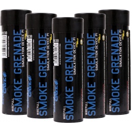 Enola Gaye Airsoft Wire Pull Tactical Smoke Grenade WP40 - BLUE - PACK OF 5